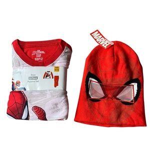 Boys Spider-Man pajamas W/ FREE Spider-Man hat.